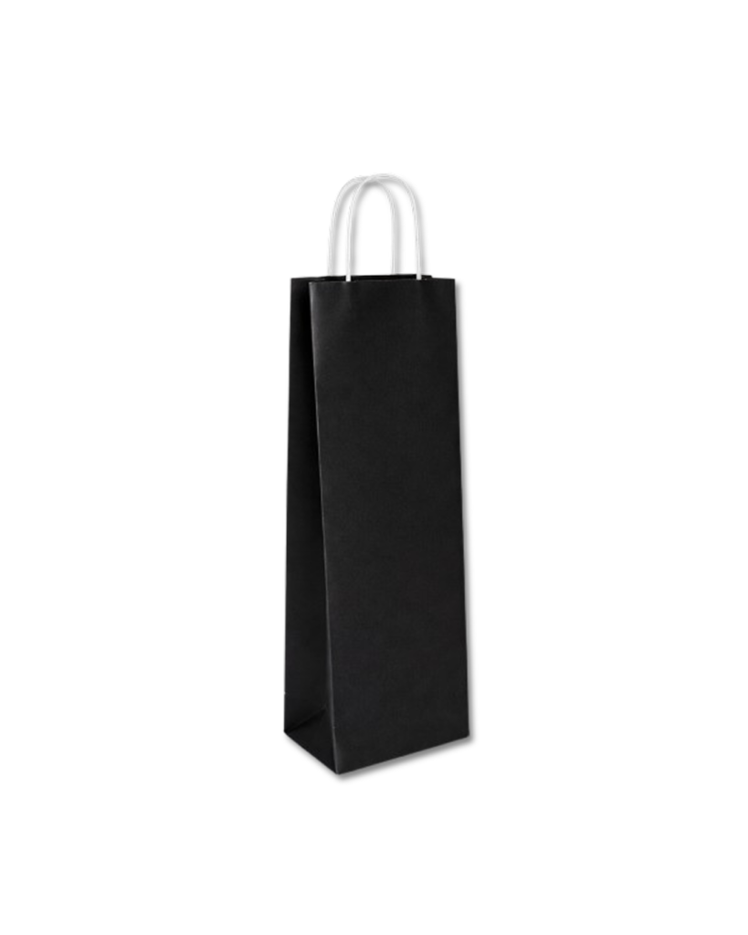 Shopper Carta Per Bottiglie Nero
